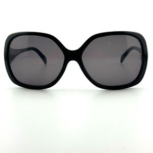 Fendi Cold Insert Sunglasses Frames Butterfly Black Gray Lens H13306
